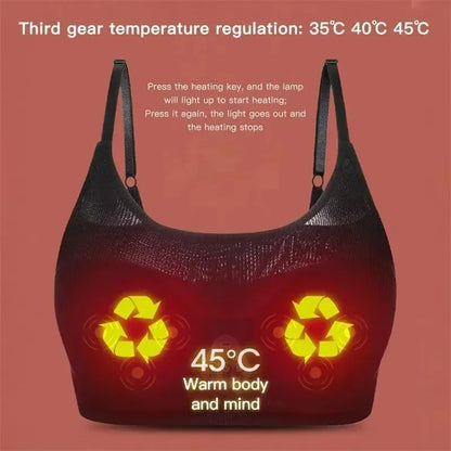 Electronic Vibration Chest Massager, Heat Stimulator