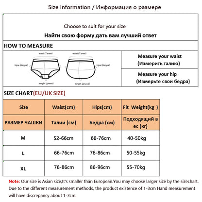 4Pcs Women's Menstrual Leak Proof High Waist Cotton Panties