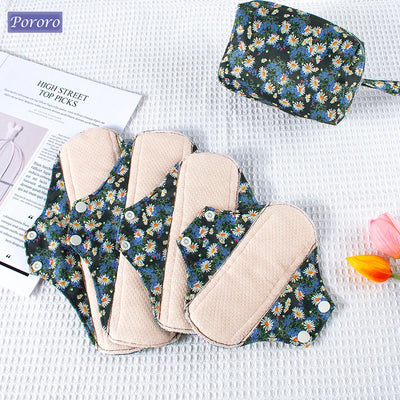 Reusable Sanitary Napkins Soft 4pcs with 1 Mini Wet Bag