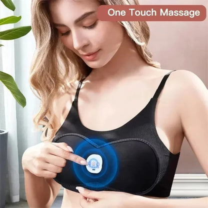 Electronic Vibration Chest Massager, Heat Stimulator
