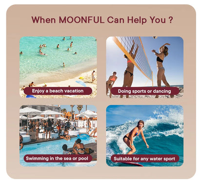 Menstrual Swimsuit with built in Panties