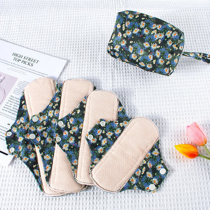 Reusable Sanitary Napkins Soft 4pcs with 1 Mini Wet Bag