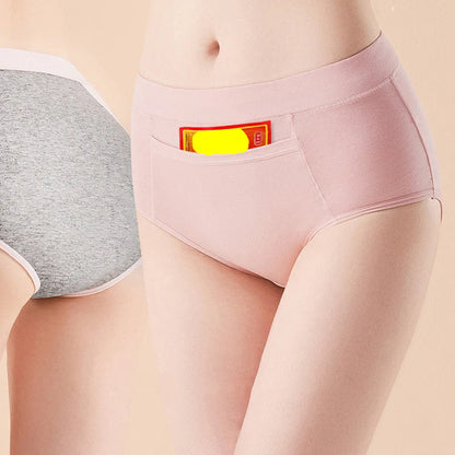 4Pcs Women's Menstrual Leak Proof High Waist Cotton Panties