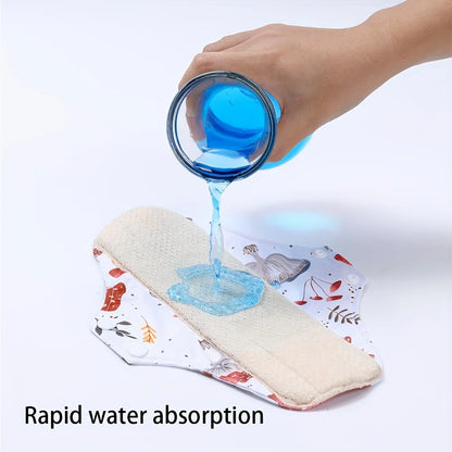 Reusable Sanitary Napkins Soft 4pcs with 1 Mini Wet Bag