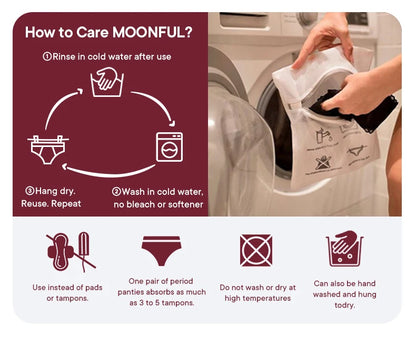 Menstrual Swimsuit with built in Panties