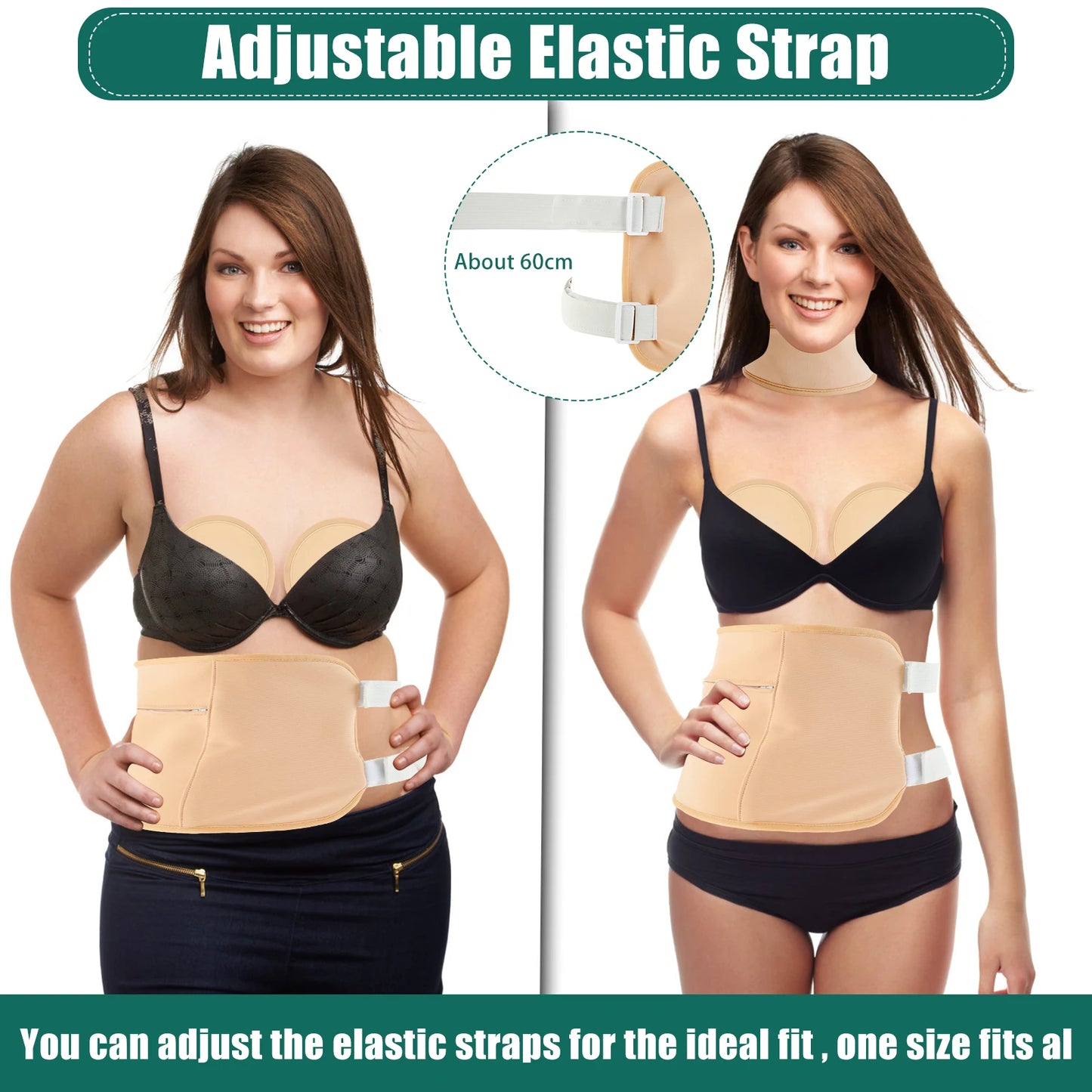 5 Pcs Castor Oil Reusable Pack Wrap