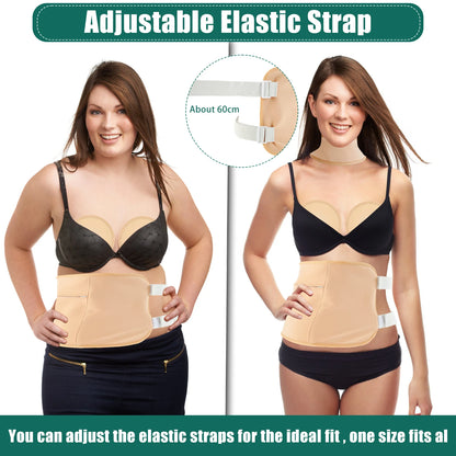 5 Pcs Castor Oil Reusable Pack Wrap