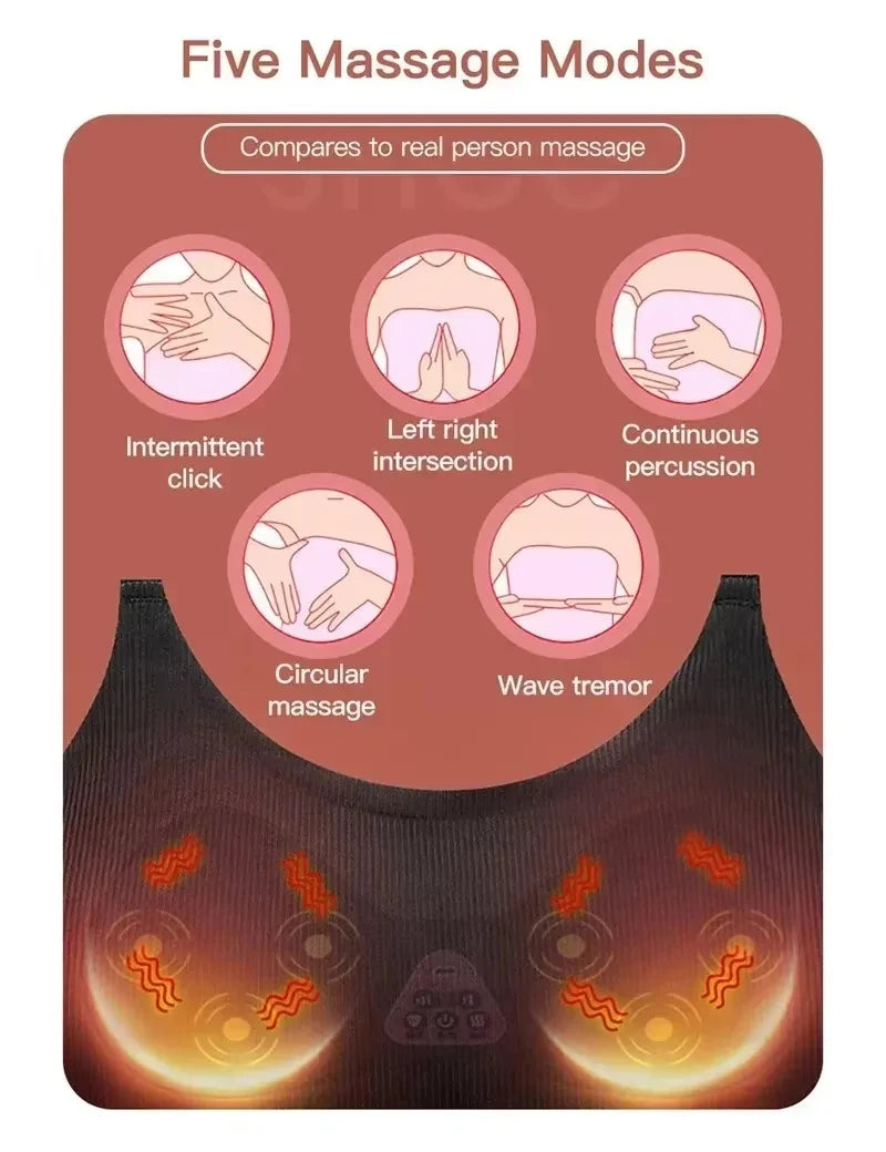 Breast Electronic Massager with Heat