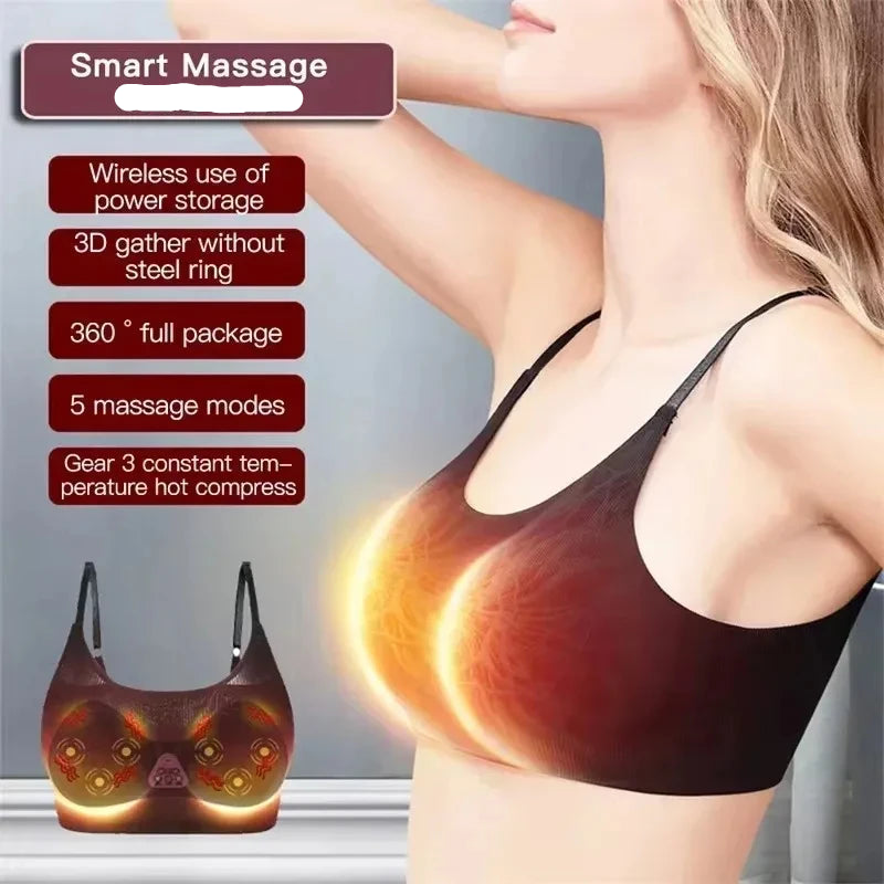 Breast Electronic Massager with Heat