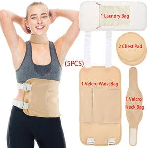 5 Pcs Castor Oil Reusable Pack Wrap
