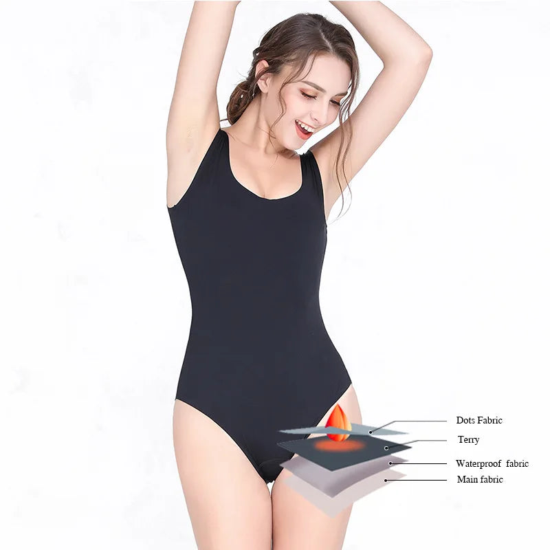 Menstrual Swimsuit 4 Layer Period Leak Proof