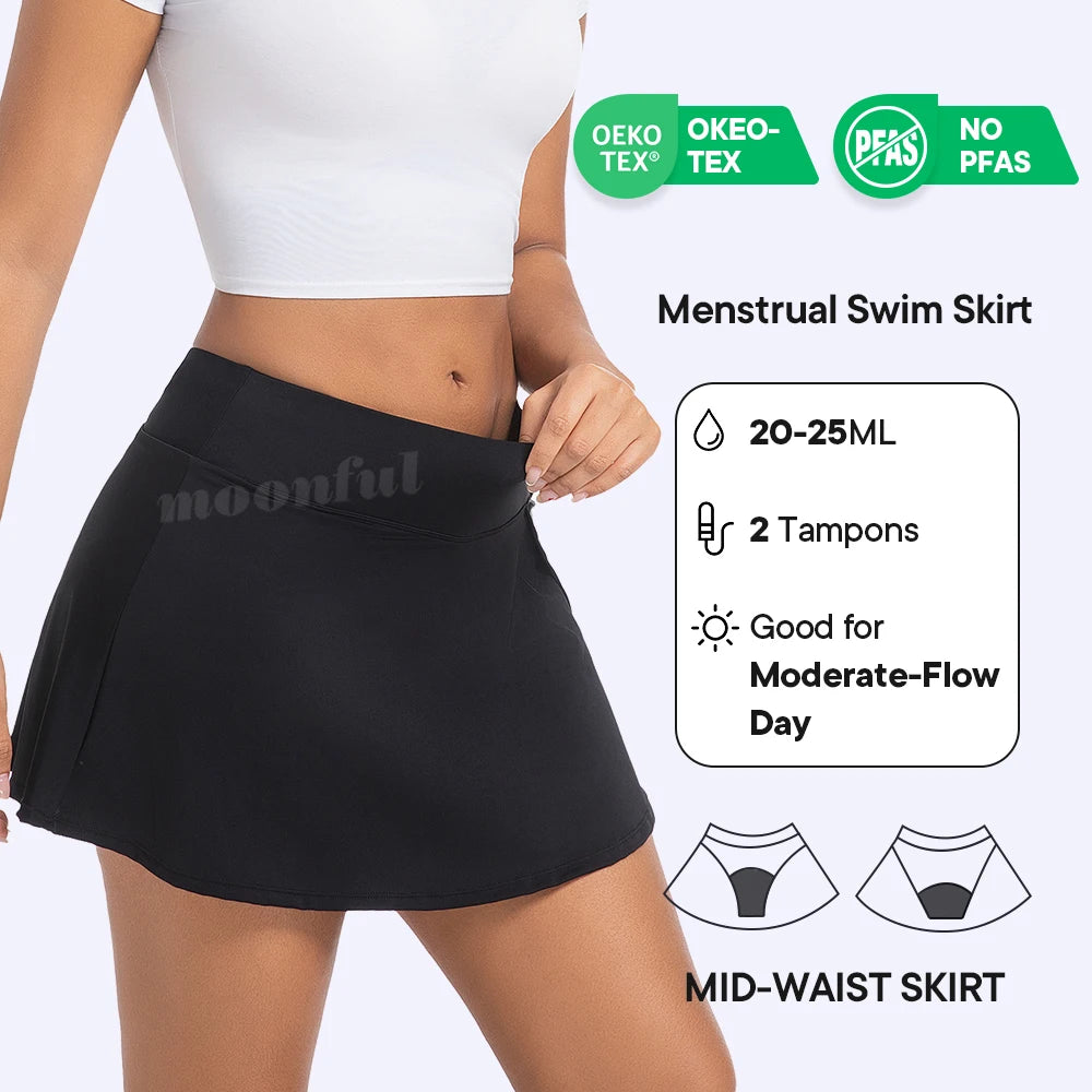 Menstrual Swimsuit with built in Panties